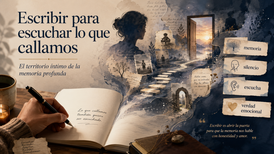 Escribir para escuchar lo que callamos