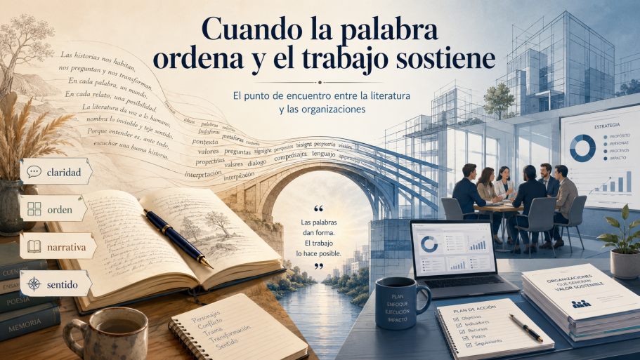 Cuando la palabra ordena y el trabajo sostiene