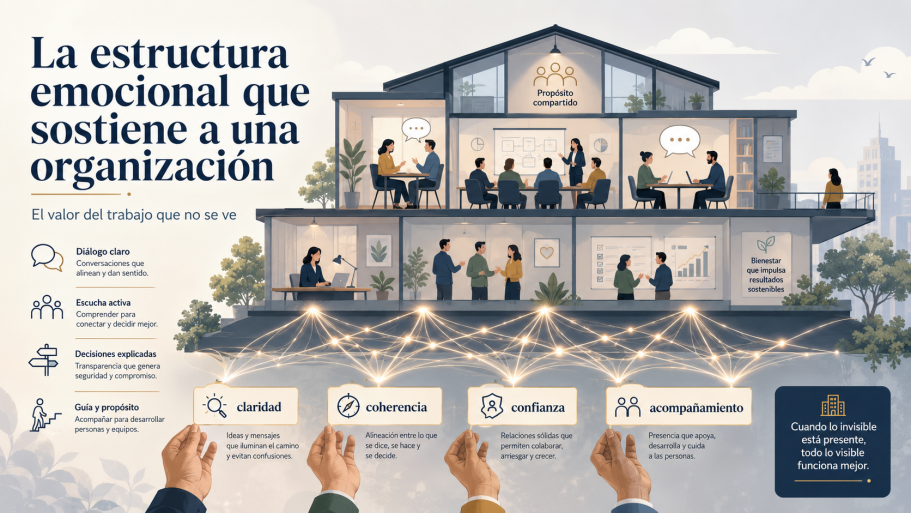 La estructura emocional que sostiene a una organización