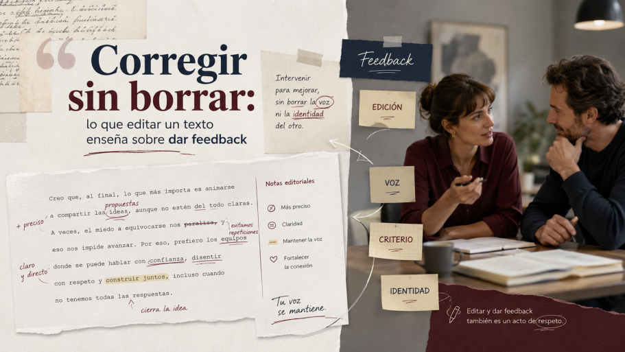 Corregir sin borrar