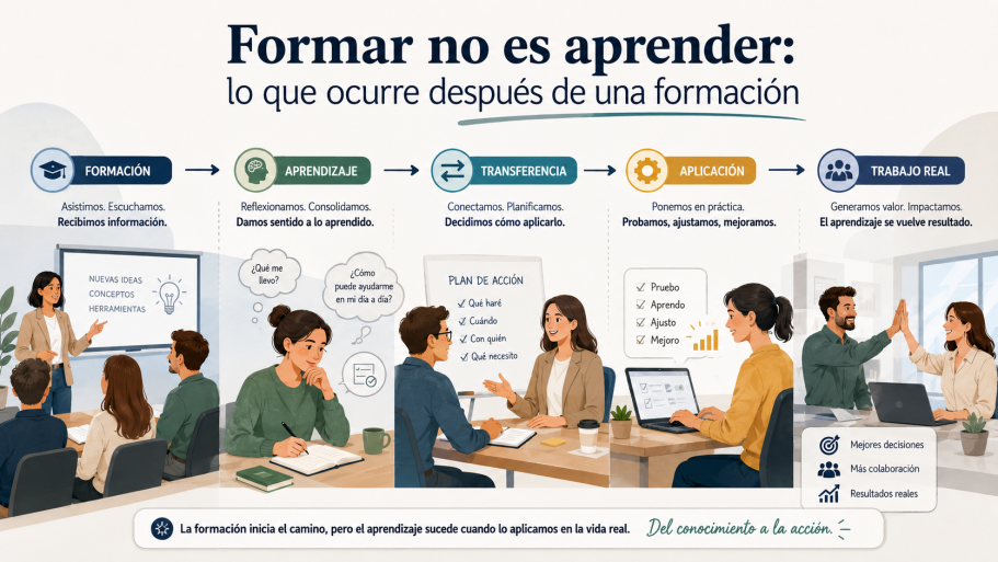 Formar no es aprender