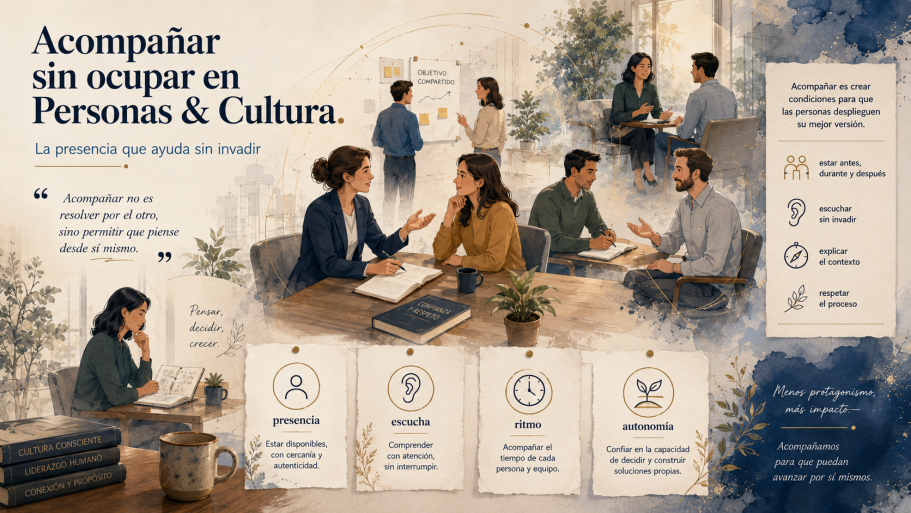 Acompañar sin ocupar en Personas & Cultura